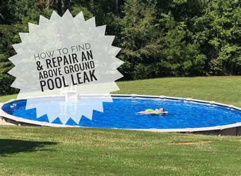 above ground pool pump leaking|Fix Your Leaking Above Ground Pool: Step